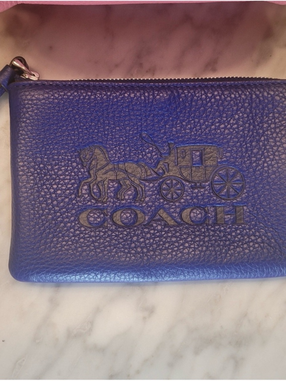 Coach Colorblock Andi Leather Backpack With Blue Wristlet EUC 🩷❤️🧡💙 Absolutely 🤩 - Picture 10 of 12